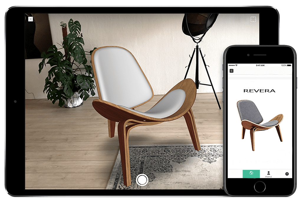 “REVERA” Augmented reality interior design app
